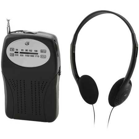 GPX Portable AM/FM Radio R116B